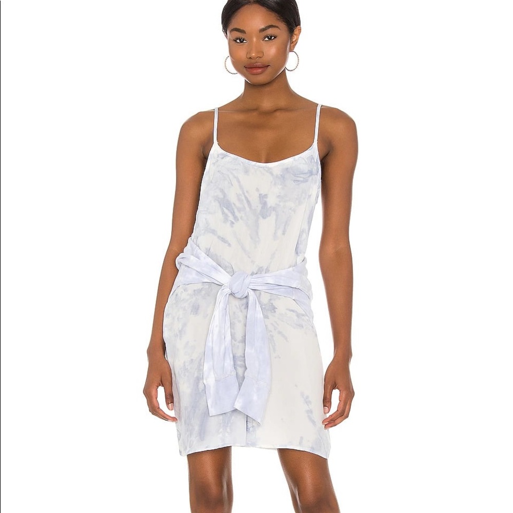 Revolve n.philanthropy Willa tie dye silk dress S